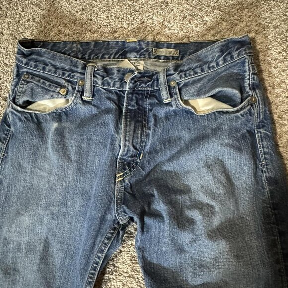 Polo Ralph Lauren Jeans Mens 30x30 Blue Denim Straight Leg 5-Pocket - Picture 3 of 11